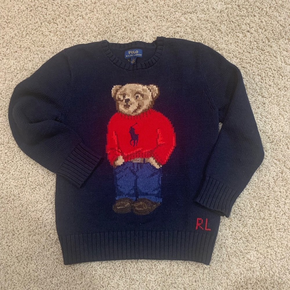 Ralph Lauren bear kids sweater